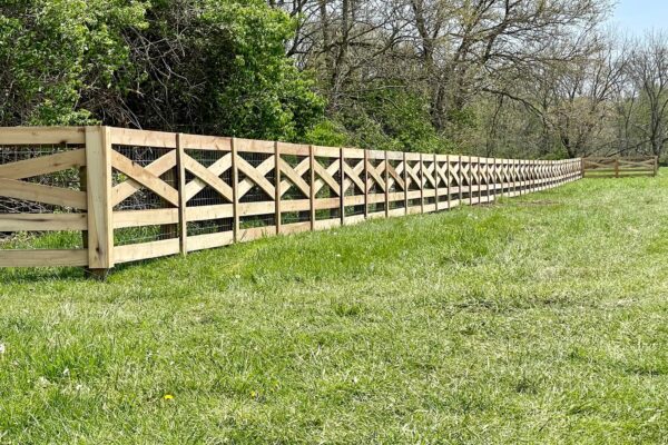 Cross Wood Fence
