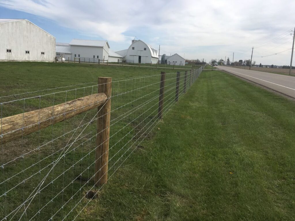 High-Tensile Fence Installation
