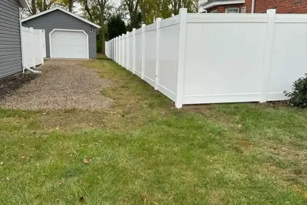 Residential fence installation in Marysville, Oh by Scheiderer Fencing