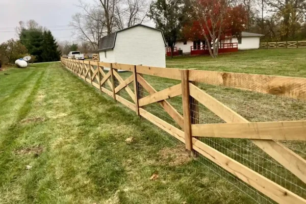 Split rail fence Scheiderer Fencing Marysville Ohio