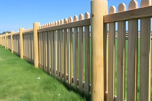 Wood Fence Posts in Ohio | Scheiderer Fencing