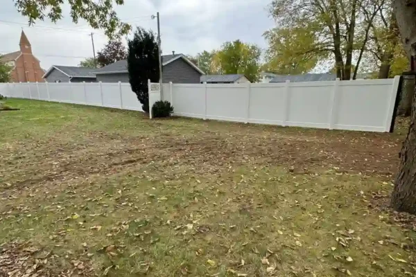 Residential wood fence Marysville Scheiderer Fencing
