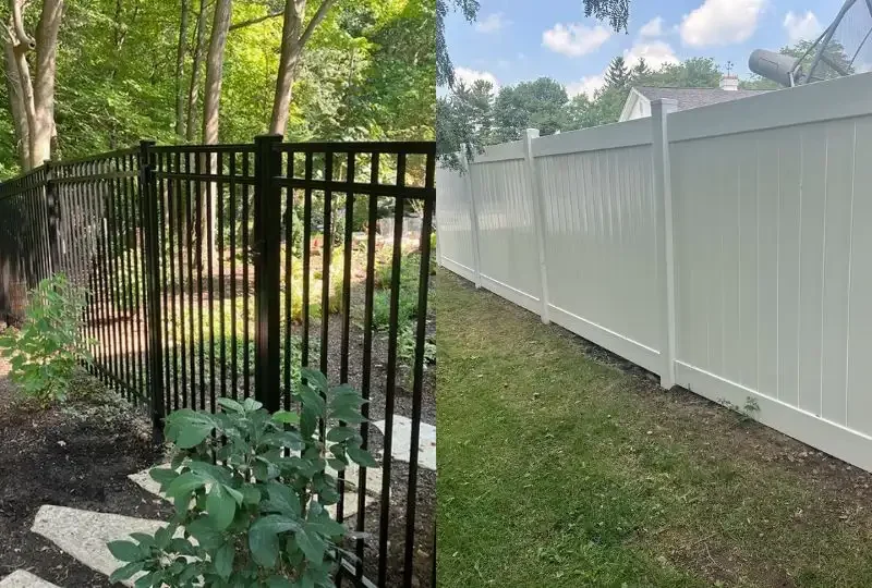 Aluminum vs Vinyl Fence | Scheiderer Fence
