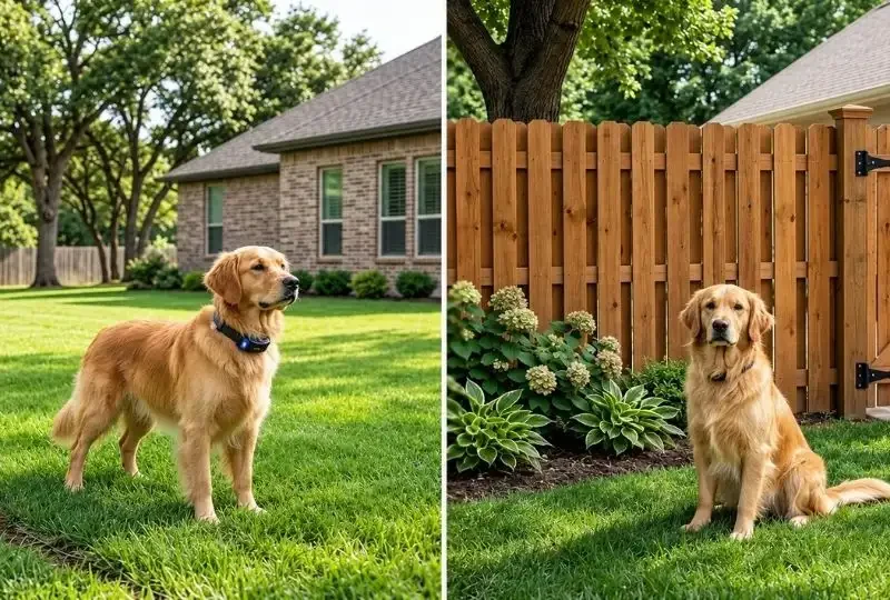 Invisible Fence vs. Regular Fence | Scheiderer Fencing