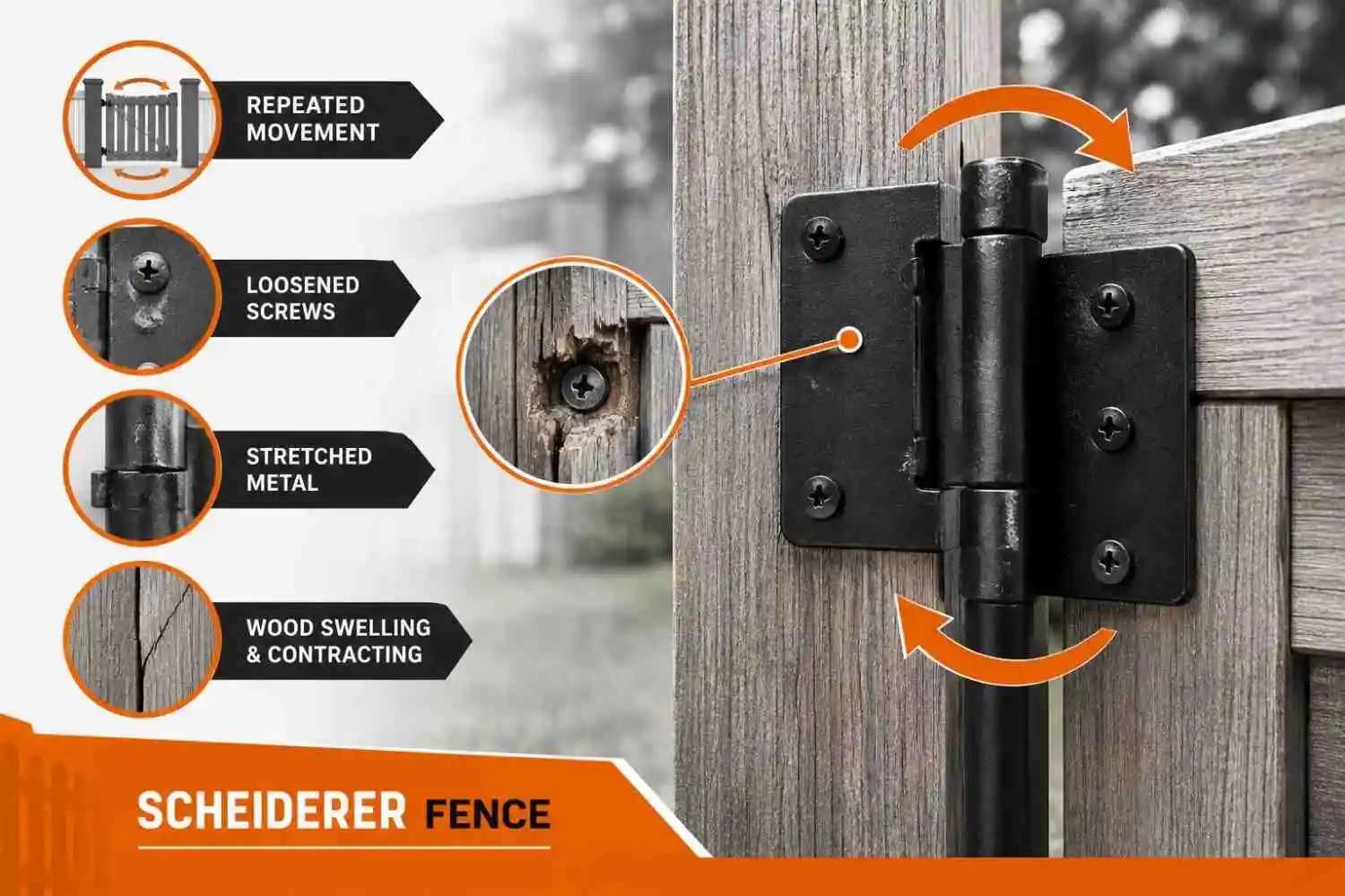 Why Gate Hinges Fail Before Anything Else | Scheiderer Fencing